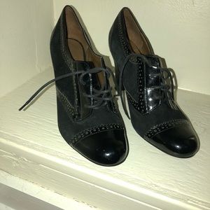 Enzo Angiolini size 10 black bootie/heel